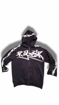 Kanek Black X White Zip Up